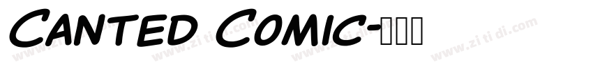 Canted Comic字体转换